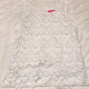 Lilly for Target white lace top